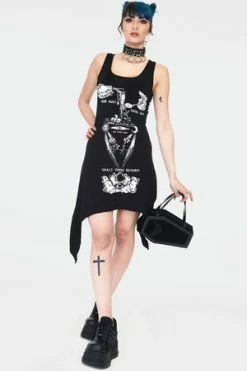 JAWBREAKER Alchemical Recipe Witchy Dress With Back Ties 8 JAWBREAKER Alchemical Recipe Witchy Dress With Back Ties -Clorhing Shop alchemical recipe witchy dress with back ties dra 9469 02.1146 300x