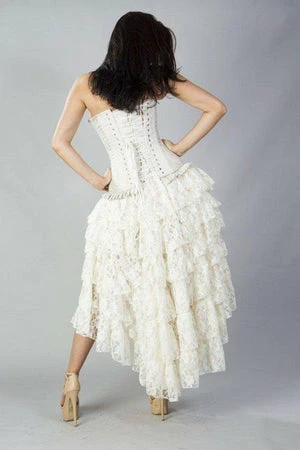 Burleska Amelia Long Burlesque Skirt In Lace 4 Burleska Amelia Long Burlesque Skirt In Lace - Image 4