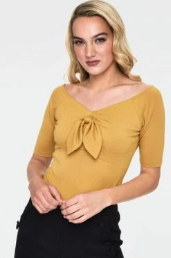 Voodoo Vixen Anika Tie Front Pullover Top