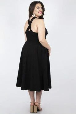 Voodoo Vixen Ava Cross Neck Circle Dress -Clorhing Shop ava cross neck circle dress voodoo vixen 6 300x