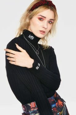 JAWBREAKER Avoid Turtle Neck Sweater