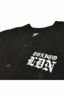 Toxico Axe Skull Button Up Jersey -Clorhing Shop axe skull button up jersey toxico 5 300x