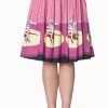Banned Ballerina Border 50s Skirt