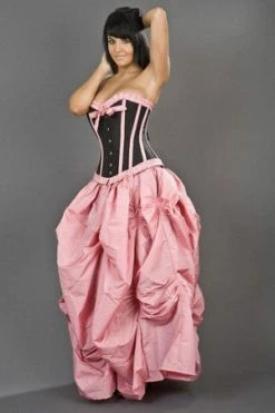 Burleska Ballgown Victorian Maxi Skirt In Taffeta -Clorhing Shop ballgown victorian maxi skirt in taffeta burleska 7 300x
