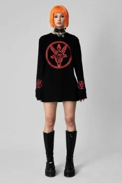 Long Clothing Baphomet - Long Sleeve - Unisex -Clorhing Shop baphomet long sleeve unisex long clothing 3 300x