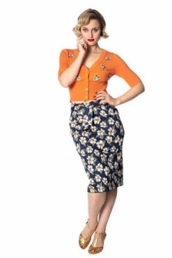 Banned Beach Babe Pencil Skirt