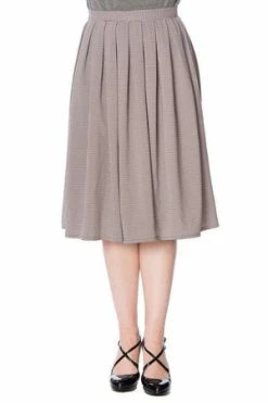 Banned Betty Check Pleat Skirt