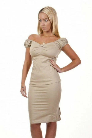 Burleska Betty V-Neck Women's Top In Cotton 4 Burleska Betty V-Neck Women's Top In Cotton - Image 4