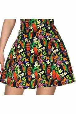 Dr Faust Birds Of Paradise Mini Dress - Avery -Clorhing Shop birds of paradise mini dress avery dr faust 5 300x