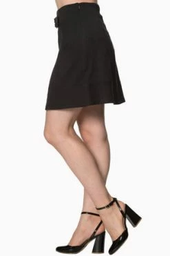 Banned Black Mini Skirt - 2168 -Clorhing Shop black mini skirt 2168 banned 3 300x