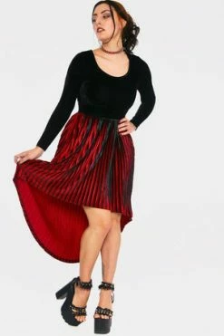 JAWBREAKER Black Widow Velvet Dress -Clorhing Shop black widow velvet dress jawbreaker 3 300x