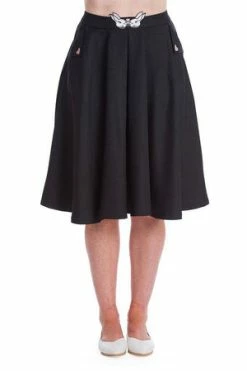 Banned Bunny Hop Knit Flare Skirt