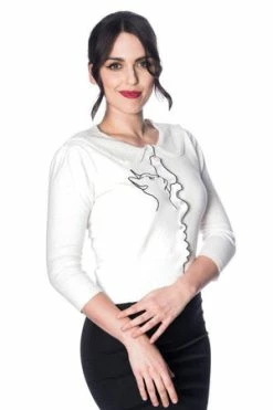 Banned Cat Scallop Collar Cardi -Clorhing Shop cat scallop collar cardi banned 12 300x