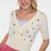 Voodoo Vixen Catorina Cardigan With 3/4 Sleeves