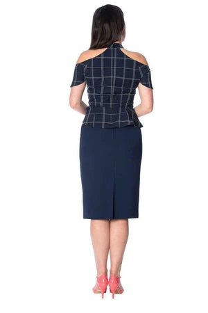 Banned Chill Checks Peplum Top 3 Banned Chill Checks Peplum Top - Image 3