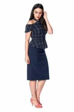 Banned Chill Checks Peplum Top 8 Banned Chill Checks Peplum Top -Clorhing Shop chill checks peplum top banned 4 300x