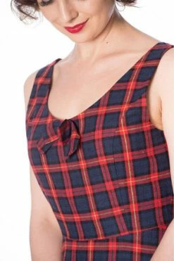 Banned Christmas Check Dress -Clorhing Shop christmas check dress banned 4 300x