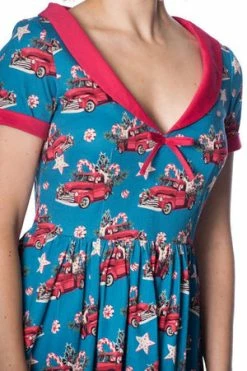 Banned Christmas Drive Thrucollar Dress -Clorhing Shop christmas drive thrucollar dress banned 5 300x