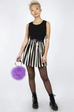 JAWBREAKER Circ Le Soir Striped Skater Dress -Clorhing Shop circ le soir striped skater dress jawbreaker 7 300x