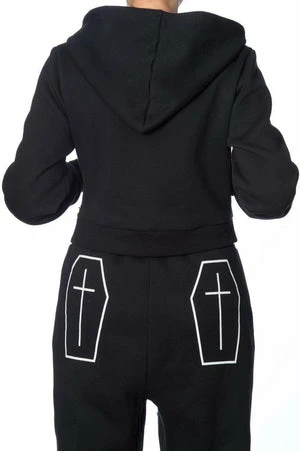 Banned Coffin Zip Hoodie 2 Banned Coffin Zip Hoodie - Image 2