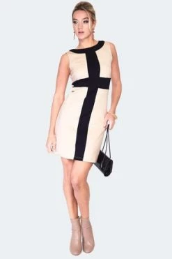 Voodoo Vixen Constrast Stripe Shift Dress -Clorhing Shop constrast stripe shift dress dra 9504 01.1352 17851b76 52c0 45c7 9bee fb54fe382eee 300x