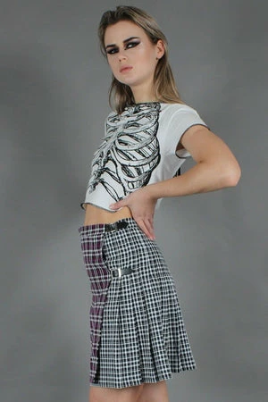 JAWBREAKER Contrast Check Buckled Mini-Kilt 7 JAWBREAKER Contrast Check Buckled Mini-Kilt - Image 7