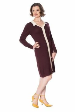 Banned Contrast Jumper Dress -Clorhing Shop contrast jumper dress banned 3 300x
