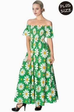 Banned Crazy Daisy Plus Size Smock Dress -Clorhing Shop crazy daisy plus size smock dress banned 6 300x