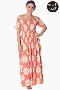 Banned Crazy Daisy Plus Size Smock Dress