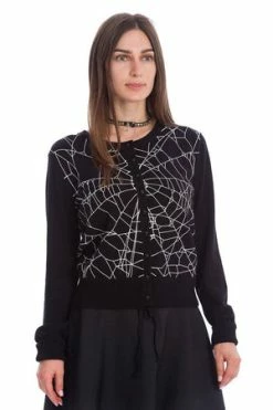 Banned Creepy Spider Cardigan -Clorhing Shop creepy spider cardigan banned 3 300x