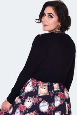 Voodoo Vixen Cupid Heart Knitted Cardigan -Clorhing Shop cupid heart knitted cardigan caa 3616 05.1348 300x