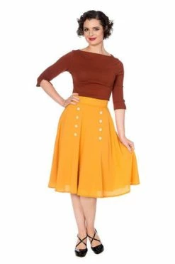 Banned Cute As A Button Skirt -Clorhing Shop cute as a button skirt banned 11 300x
