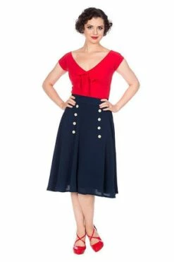 Banned Cute As A Button Skirt -Clorhing Shop cute as a button skirt banned 14 300x