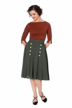 Banned Cute As A Button Skirt -Clorhing Shop cute as a button skirt banned 19 300x