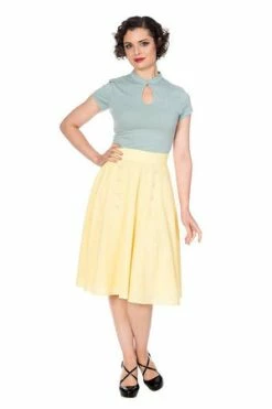 Banned Cute As A Button Skirt -Clorhing Shop cute as a button skirt banned 29 300x