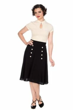Banned Cute As A Button Skirt -Clorhing Shop cute as a button skirt banned 3 300x