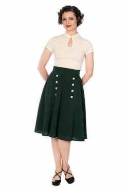 Banned Cute As A Button Skirt -Clorhing Shop cute as a button skirt banned 6 300x