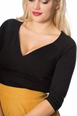 Banned Cute & Classic Jersey Top -Clorhing Shop cute classic jersey top banned 3 300x