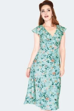 Voodoo Vixen Dainty Butterfly Wrap Dress