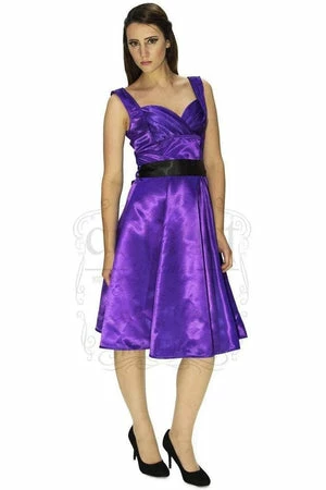 Dr Faust Draped Heart Silk Red Midi Dress - Quinn 1 Dr Faust Draped Heart Silk Red Midi Dress - Quinn