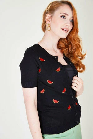 Voodoo Vixen Elaina Watermelon Cardigan 8 Voodoo Vixen Elaina Watermelon Cardigan - Image 8