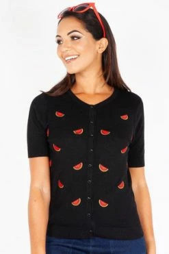 Voodoo Vixen Elaina Watermelon Cardigan 22 Voodoo Vixen Elaina Watermelon Cardigan -Clorhing Shop elaina watermelon black cardigan voodoo vixen 6 a3a03c28 a9d4 4adb 8311 ae927f343357 300x