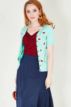 Voodoo Vixen Elaina Watermelon Cardigan 3 Voodoo Vixen Elaina Watermelon Cardigan - Image 3