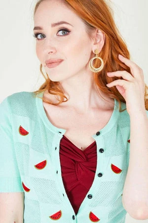 Voodoo Vixen Elaina Watermelon Cardigan 5 Voodoo Vixen Elaina Watermelon Cardigan - Image 5