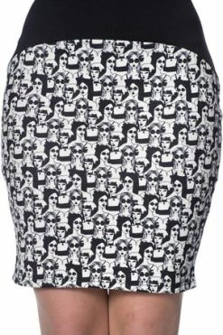 Banned Fashion Faces Skirt -Clorhing Shop fashion faces skirt banned 4 300x