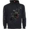 Spiral Fatal Attraction - Side Pocket Stitched Hoody Black
