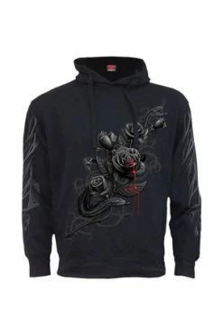 Spiral Fatal Attraction - Side Pocket Stitched Hoody Black