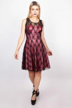 JAWBREAKER Fire Edge Lace Dress 8 JAWBREAKER Fire Edge Lace Dress -Clorhing Shop fire edge lace dress jawbreaker 4 300x