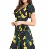 Voodoo Vixen Flora Calla Lily 40s Style Dress