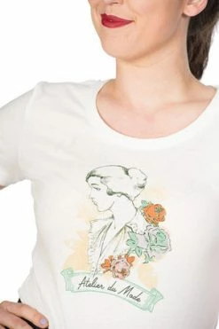 Banned Floral Lady T-Shirt -Clorhing Shop floral lady t shirt banned 3 300x